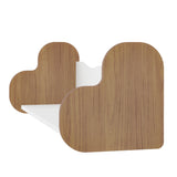 Repisa Rectangular Love Roble y Blanco 93x30cm Flotante - REPISAS | Bylmo