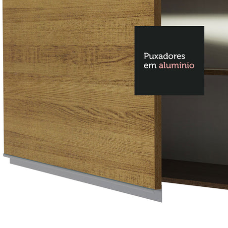 Cocina Integral Milão Marron 180x225cm sin Mesón y sin Pozuelo - COCINAS | Bylmo