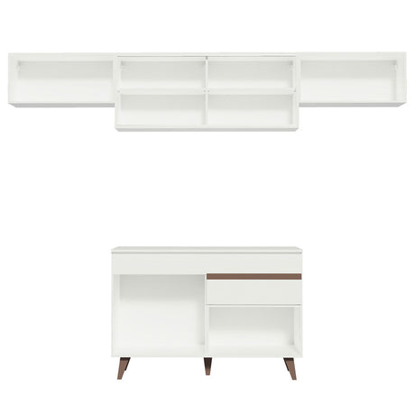 Cocina Integral Reims 260 Blanco Moderna. - COCINAS | Bylmo