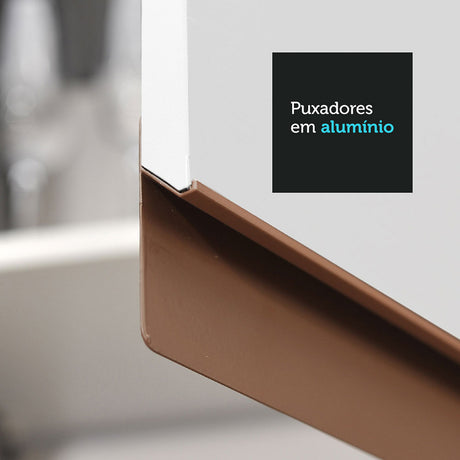 Cocina Integral Reims Blanco 330x210cm con Mesón y sin Pozuelo - COCINAS | Bylmo