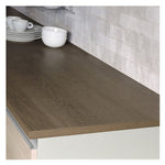 Mesón De Cocina Marron 120x52cm De Madera Mdp Sin Perforaciones