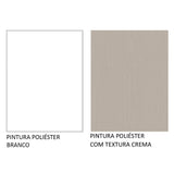 Mueble Inferior de Cocina Agata Blanco y Crema 120x81cm sin Mesón - MUEBLES INFERIORES DE COCINA | Bylmo