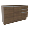 Mueble Inferior De Cocina Glamy Marron 120x81cm Sin Mesón