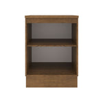 Mueble Inferior De Cocina Agata Marron Y Blanco 60x84cm Con Mesón De Madera