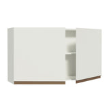 Mueble Superior de Cocina Reims Blanco 120x66cm con Dos Entrepaños - MUEBLES SUPERIORES DE COCINA | Bylmo