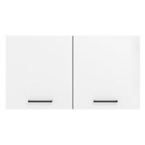 Mueble Superior de Cocina Agata Marron y Blanco 120x66cm con Dos Entrepaños - MUEBLES SUPERIORES DE COCINA | Bylmo