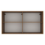 Mueble Superior de Cocina Agata Marron y Blanco 120x66cm con Dos Entrepaños - MUEBLES SUPERIORES DE COCINA | Bylmo