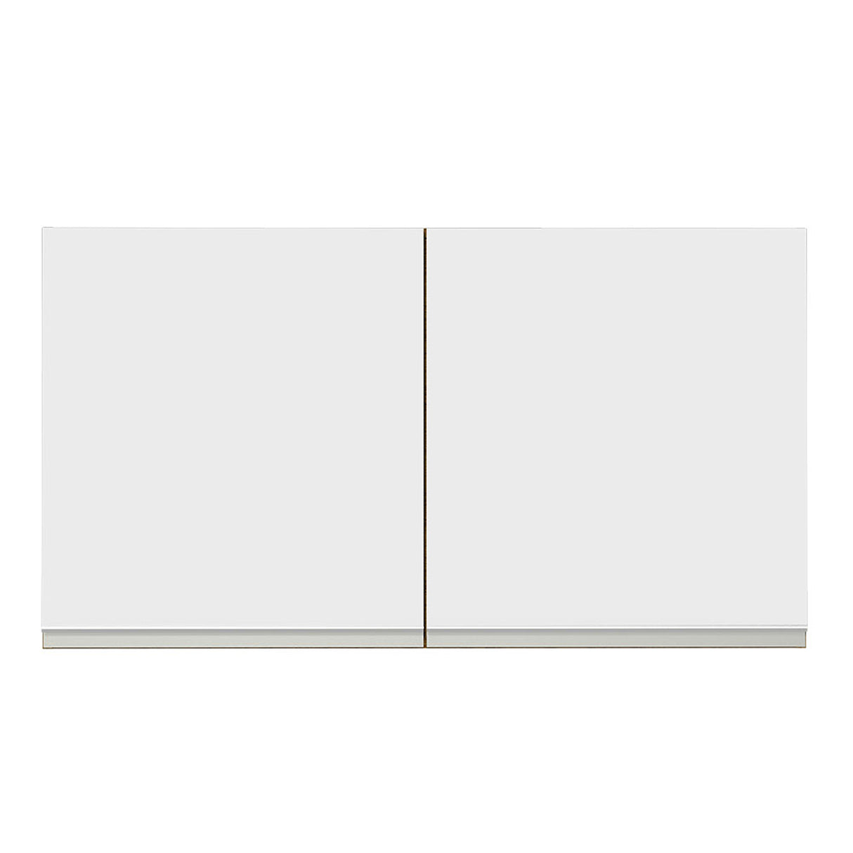 Mueble Superior de Cocina Glamy Marron y Blanco 120x66cm con Dos Entrepaños - MUEBLES SUPERIORES DE COCINA | Bylmo