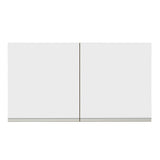 Mueble Superior de Cocina Glamy Marron y Blanco 120x66cm con Dos Entrepaños - MUEBLES SUPERIORES DE COCINA | Bylmo