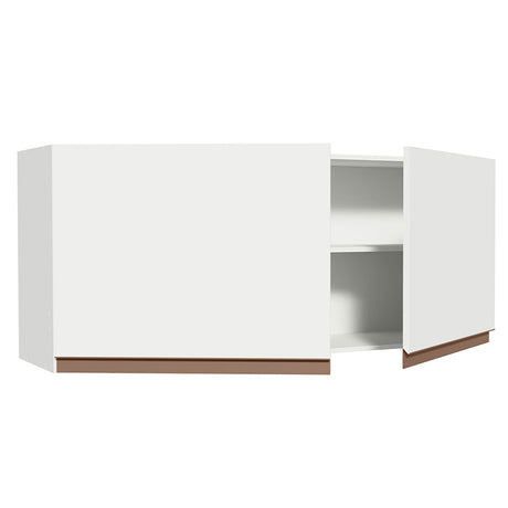 Mueble Superior de Cocina Reims Blanco 120x50cm con Dos Entrepaños - MUEBLES SUPERIORES DE COCINA | Bylmo