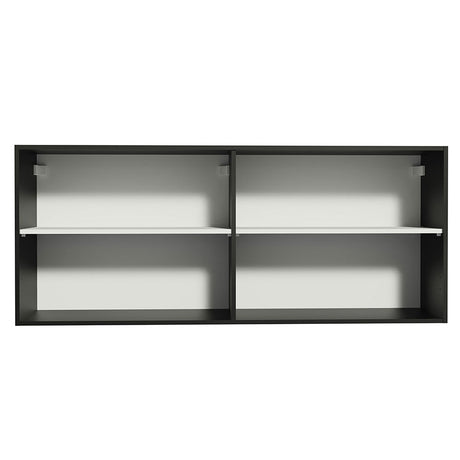 Mueble Superior de Cocina Reims Negro 120x50cm con Dos Entrepaños - MUEBLES SUPERIORES DE COCINA | Bylmo