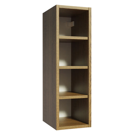 Mueble Superior de Cocina Marron 20x66cm con Tres Entrepaños - MUEBLES SUPERIORES DE COCINA | Bylmo
