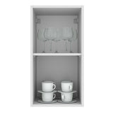 Mueble Superior de Cocina Agata Blanco y Crema 35x66cm con Un Entrepaño - MUEBLES SUPERIORES DE COCINA | Bylmo