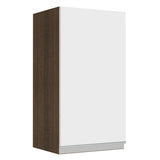 Mueble Superior de Cocina Glamy Marron y Blanco 35x66cm con Un Entrepaño - MUEBLES SUPERIORES DE COCINA | Bylmo