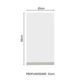 Mueble Superior de Cocina Glamy Marron y Blanco 35x66cm con Un Entrepaño - MUEBLES SUPERIORES DE COCINA | Bylmo