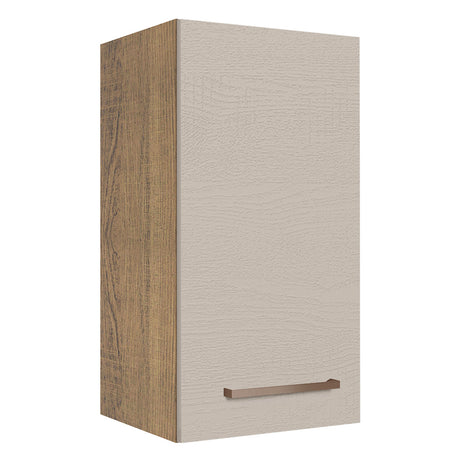 Mueble Superior de Cocina Agata Marron y Crema 35x66cm con Un Entrepaño - MUEBLES SUPERIORES DE COCINA | Bylmo