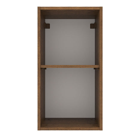 Mueble Superior de Cocina Agata Marron y Crema 35x66cm con Un Entrepaño - MUEBLES SUPERIORES DE COCINA | Bylmo