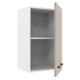 Mueble Superior de Cocina Agata Blanco y Crema 40x66cm con Un Entrepaño - MUEBLES SUPERIORES DE COCINA | Bylmo