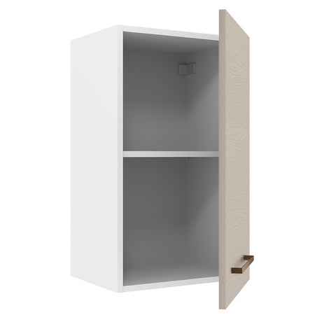 Mueble Superior de Cocina Agata Blanco y Crema 40x66cm con Un Entrepaño - MUEBLES SUPERIORES DE COCINA | Bylmo