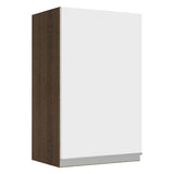 Mueble Superior de Cocina Glamy Marron y Blanco 40x66cm con Un Entrepaño - MUEBLES SUPERIORES DE COCINA | Bylmo