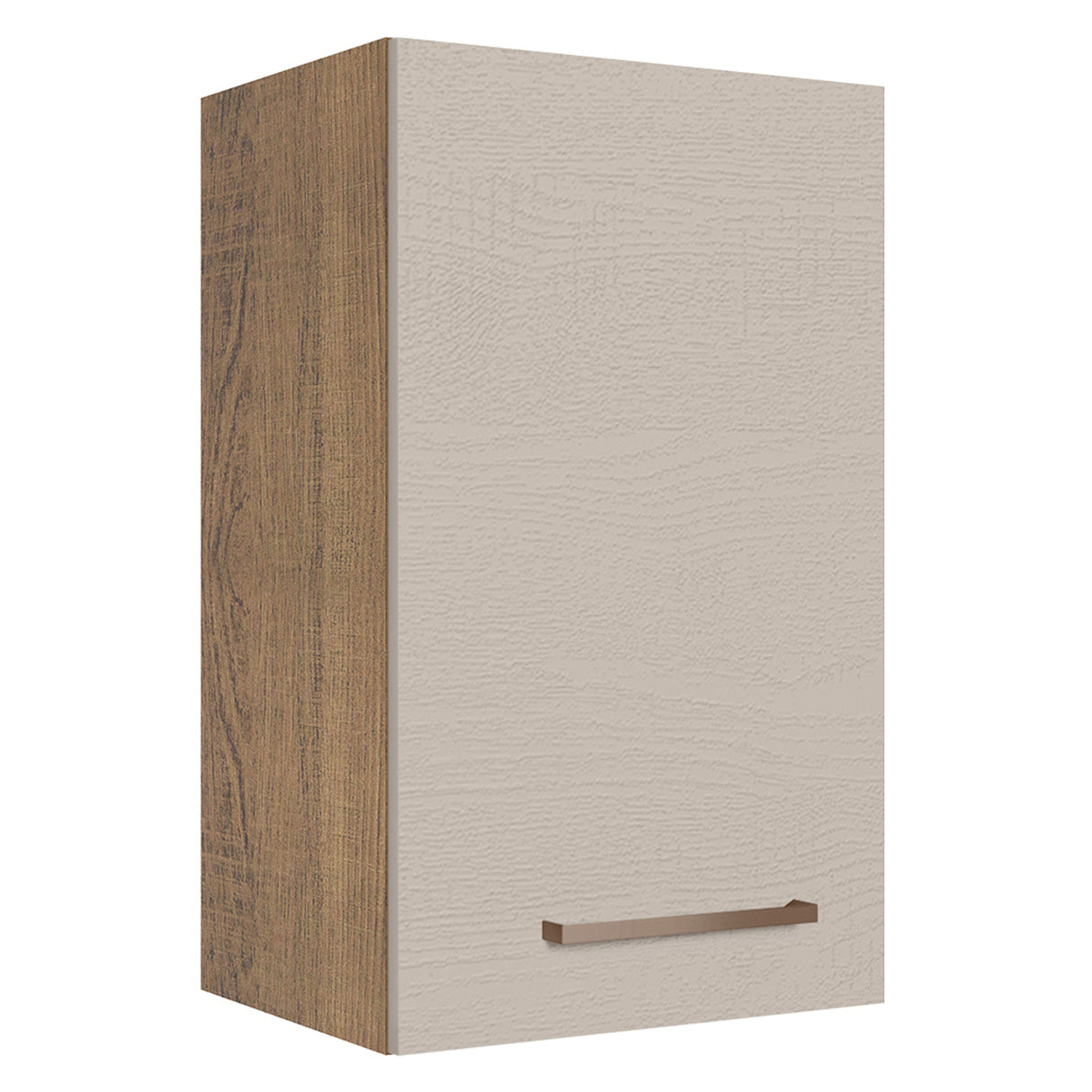 Mueble Superior de Cocina Agata Marron y Crema 40x66cm con Un Entrepaño - MUEBLES SUPERIORES DE COCINA | Bylmo