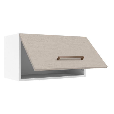 Mueble Superior de Cocina Agata Blanco y Crema 60x33cm Sin Entrepaños - MUEBLES SUPERIORES DE COCINA | Bylmo
