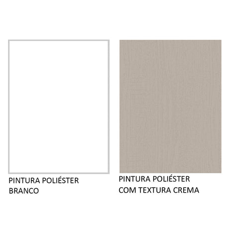 Mueble Superior de Cocina Agata Blanco y Crema 60x33cm Sin Entrepaños - MUEBLES SUPERIORES DE COCINA | Bylmo