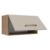 Mueble Superior de Cocina Agata Marron y Crema 60x33cm Sin Entrepaños - MUEBLES SUPERIORES DE COCINA | Bylmo