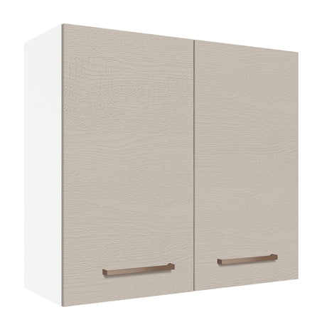 Mueble Superior de Cocina Agata Blanco y Crema 70x66cm con Un Entrepaño - MUEBLES SUPERIORES DE COCINA | Bylmo