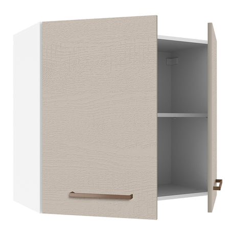 Mueble Superior de Cocina Agata Blanco y Crema 70x66cm con Un Entrepaño - MUEBLES SUPERIORES DE COCINA | Bylmo
