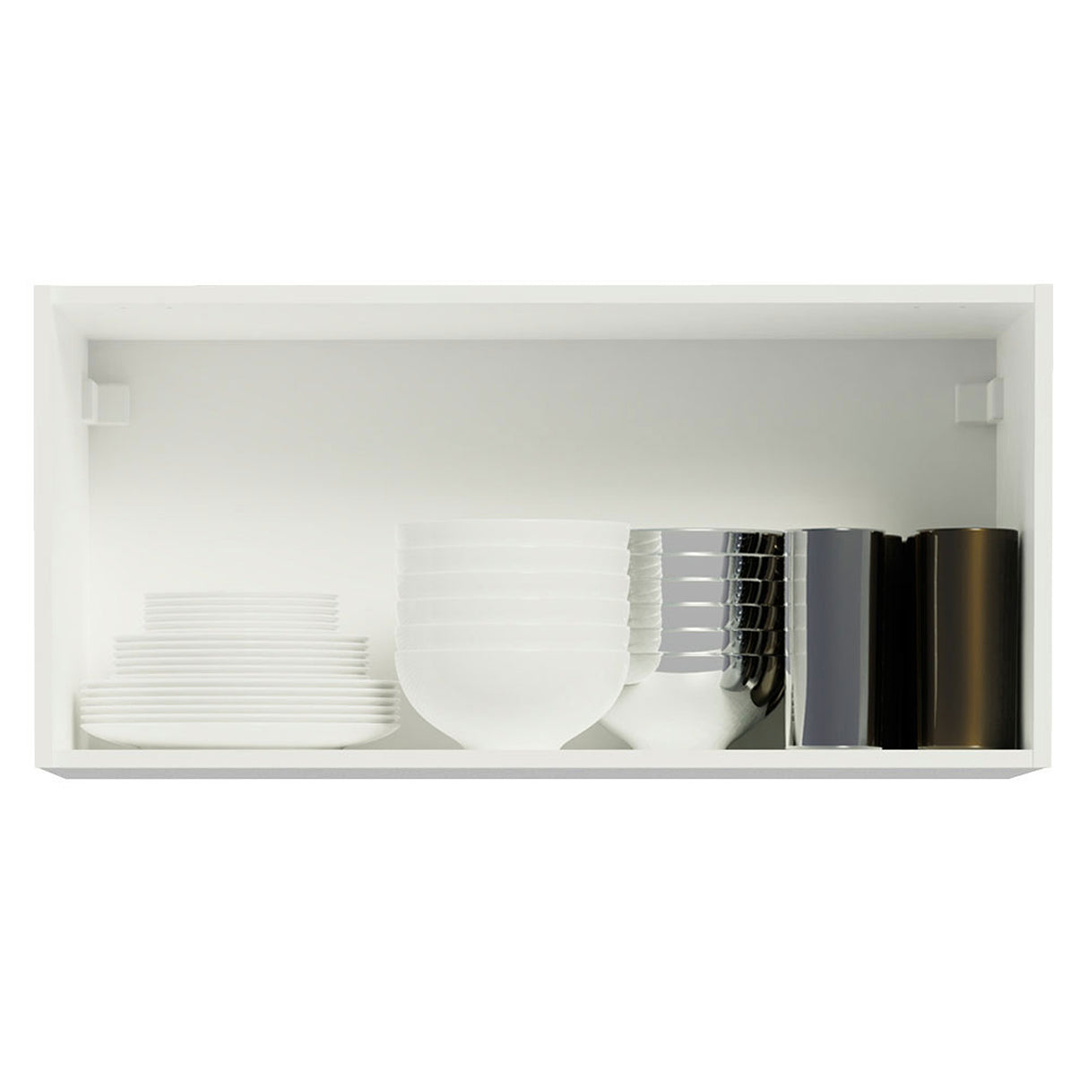 Mueble Superior de Cocina Reims Blanco 70x33cm Sin Entrepaños - MUEBLES SUPERIORES DE COCINA | Bylmo