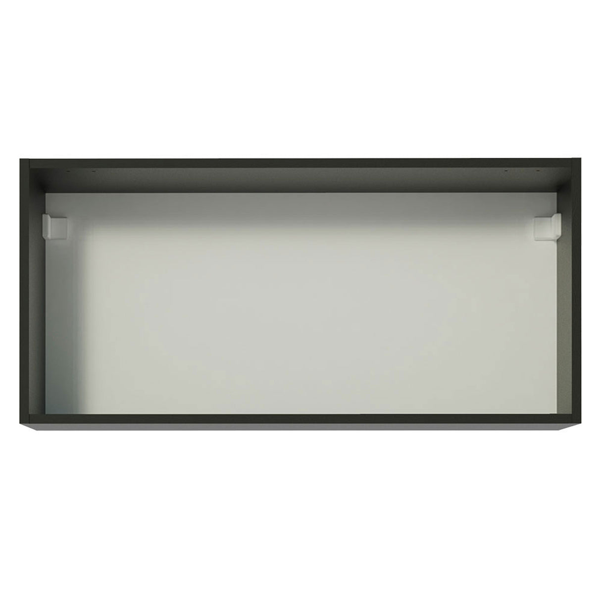 Mueble Superior de Cocina Reims Negro 70x33cm Sin Entrepaños - MUEBLES SUPERIORES DE COCINA | Bylmo