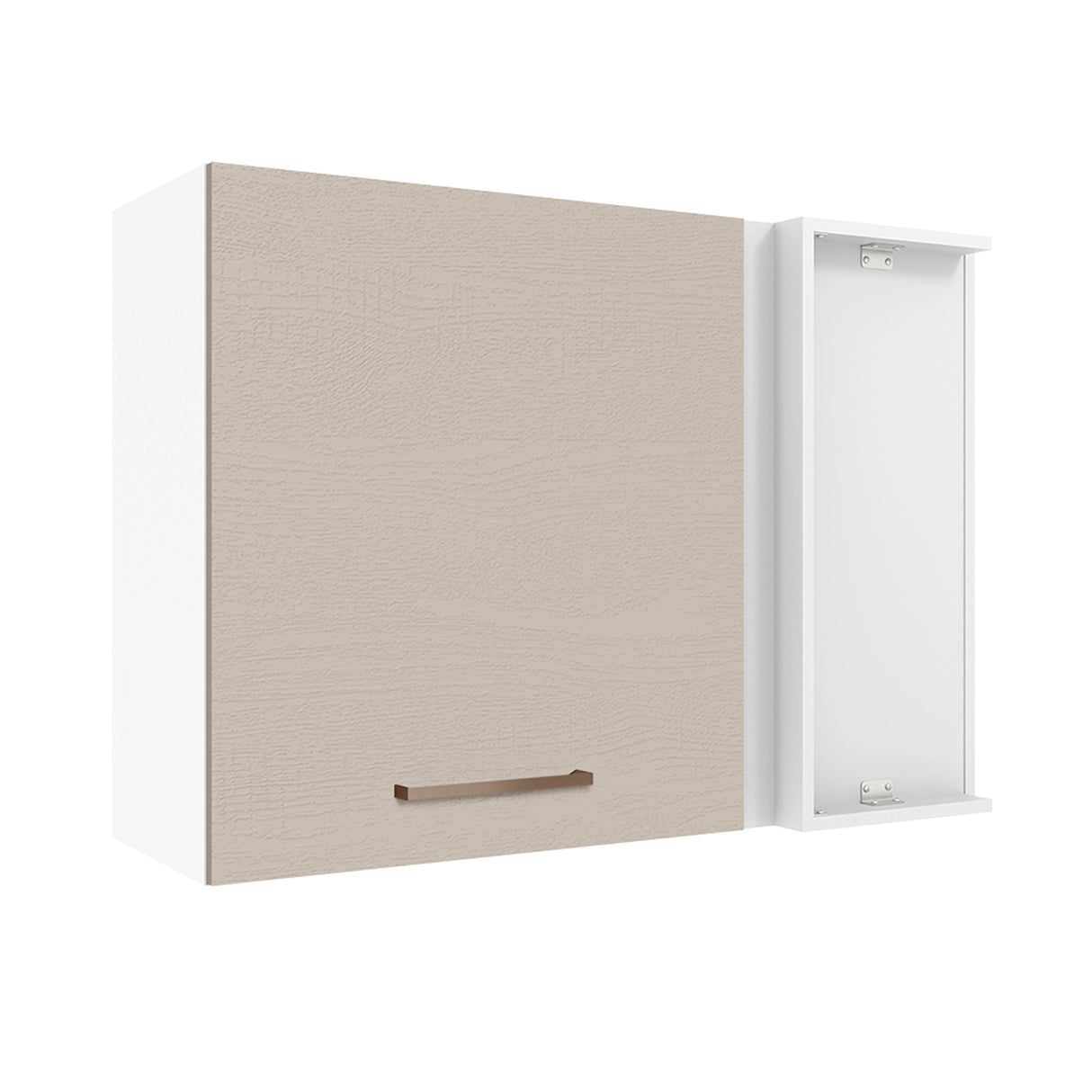 Mueble Superior de Cocina Agata Blanco y Crema 94x66cm con Un Entrepaño - MUEBLES SUPERIORES DE COCINA | Bylmo