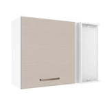 Mueble Superior de Cocina Agata Blanco y Crema 94x66cm con Un Entrepaño - MUEBLES SUPERIORES DE COCINA | Bylmo