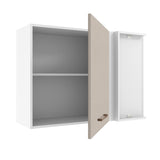 Mueble Superior de Cocina Agata Blanco y Crema 94x66cm con Un Entrepaño - MUEBLES SUPERIORES DE COCINA | Bylmo