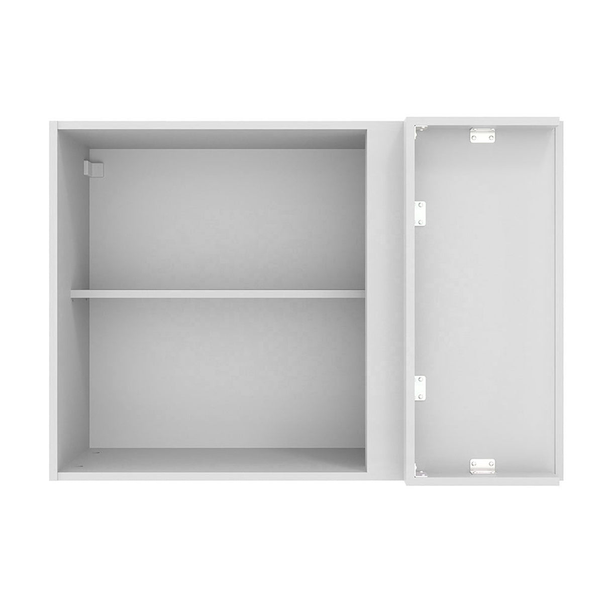 Mueble Superior de Cocina Agata Blanco y Crema 94x66cm con Un Entrepaño - MUEBLES SUPERIORES DE COCINA | Bylmo