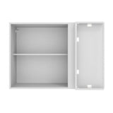 Mueble Superior de Cocina Agata Blanco y Crema 94x66cm con Un Entrepaño - MUEBLES SUPERIORES DE COCINA | Bylmo