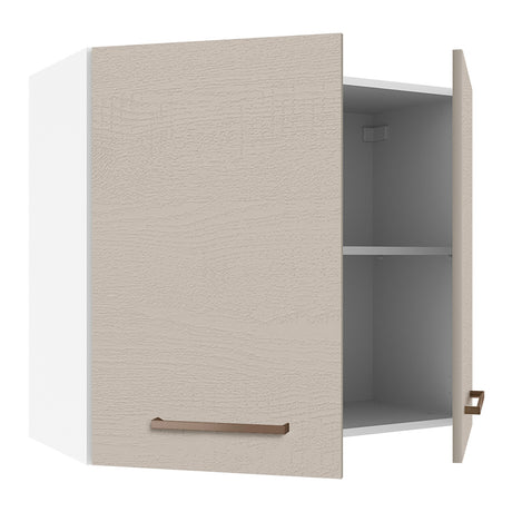 Mueble Superior de Cocina Agata Blanco y Crema 80x66cm con Un Entrepaño - MUEBLES SUPERIORES DE COCINA | Bylmo
