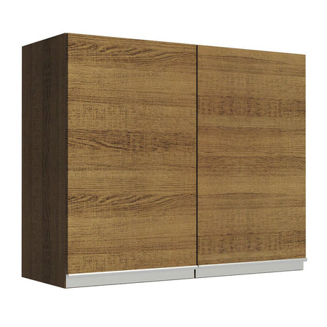 Mueble Superior de Cocina Glamy Marron 80x66cm con Un Entrepaño - MUEBLES SUPERIORES DE COCINA | Bylmo