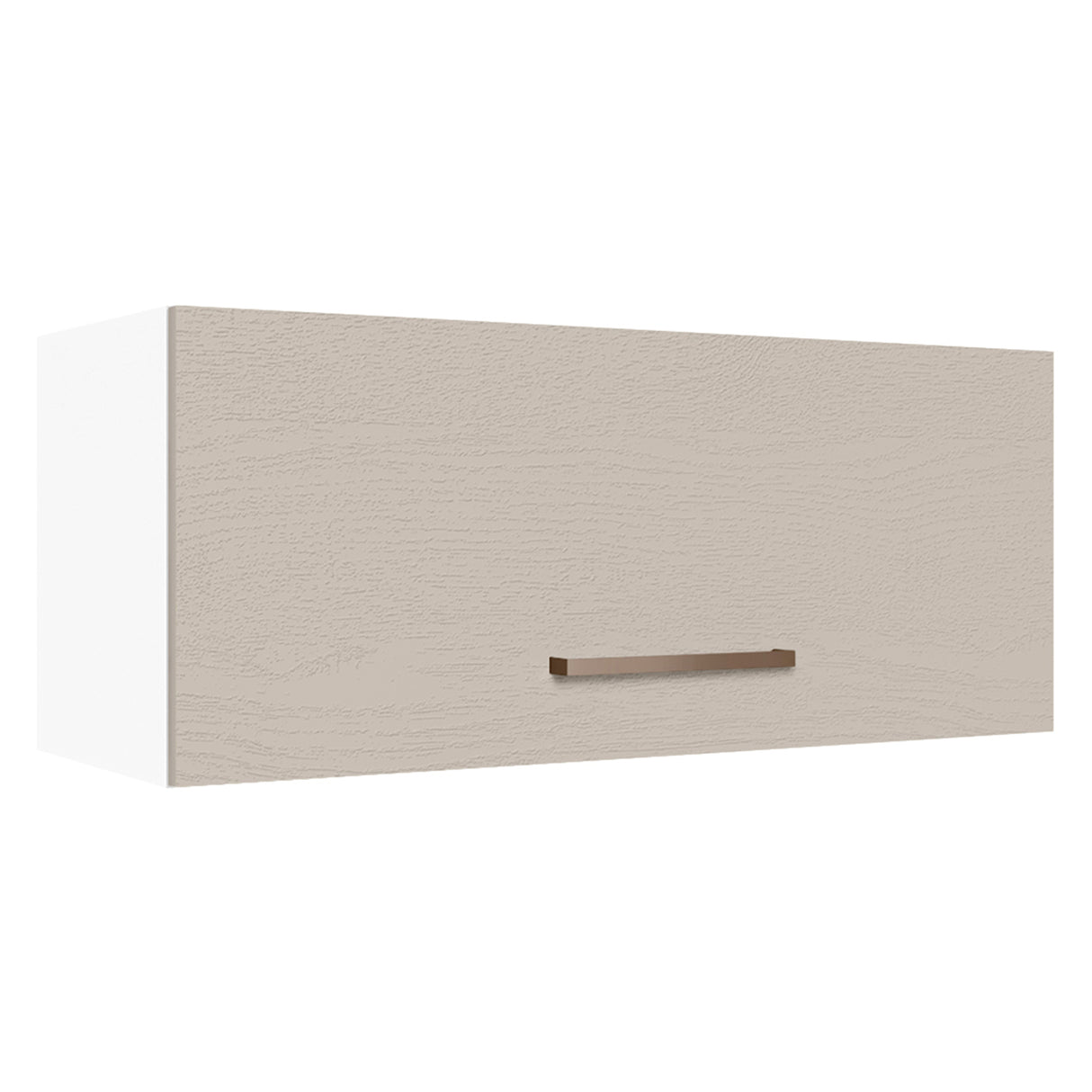 Mueble Superior de Cocina Agata Blanco y Crema 80x33cm Sin Entrepaños - MUEBLES SUPERIORES DE COCINA | Bylmo