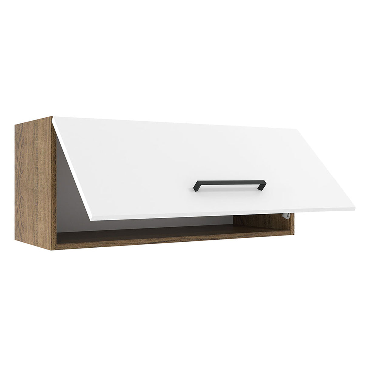 Mueble Superior de Cocina Agata Marron y Blanco 80x33cm Sin Entrepaños - MUEBLES SUPERIORES DE COCINA | Bylmo