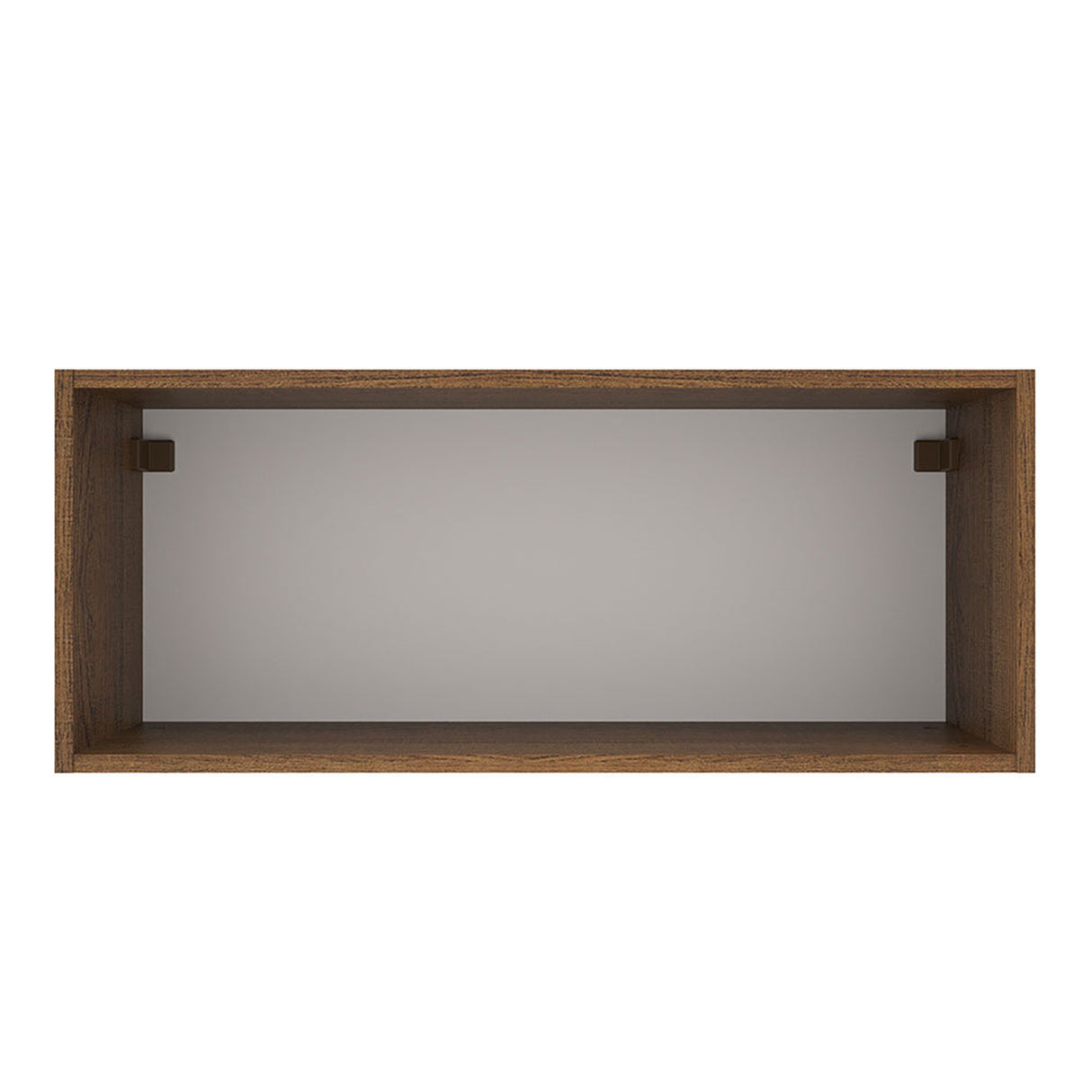 Mueble Superior de Cocina Agata Marron y Blanco 80x33cm Sin Entrepaños - MUEBLES SUPERIORES DE COCINA | Bylmo