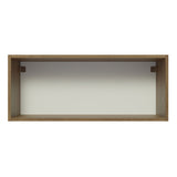 Mueble Superior de Cocina Glamy Marron y Blanco 80x33cm Sin Entrepaños - MUEBLES SUPERIORES DE COCINA | Bylmo