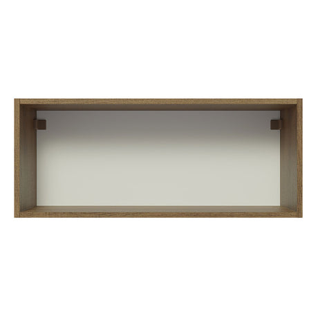 Mueble Superior de Cocina Glamy Marron y Blanco 80x33cm Sin Entrepaños - MUEBLES SUPERIORES DE COCINA | Bylmo