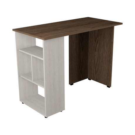 Escritorio Artiko y Coñac 50x75cm Con Organizador de Libros - ESCRITORIOS | Bylmo