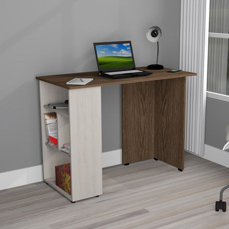 Escritorio Artiko y Coñac 50x75cm Con Organizador de Libros - ESCRITORIOS | Bylmo