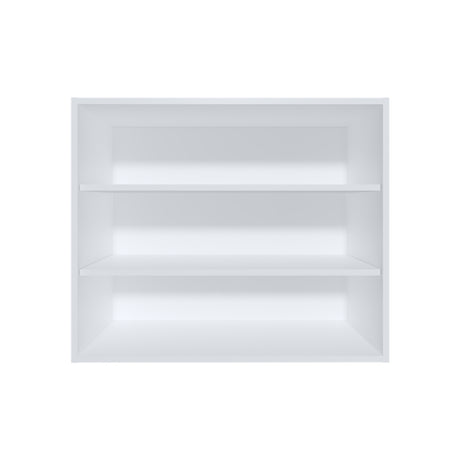 Mueble Superior de Cocina Blanco 91x76.2cm sin Puertas y con Dos Entrepaños - MUEBLES SUPERIORES DE COCINA | Bylmo