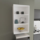 Mueble Superior de Cocina Blanco 53.3x91.4cm sin Puertas y con Dos Entrepaños - MUEBLES SUPERIORES DE COCINA | Bylmo