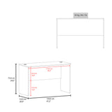 Escritorio Malibu Blanco 120x75cm Minimalista - ESCRITORIOS | Bylmo