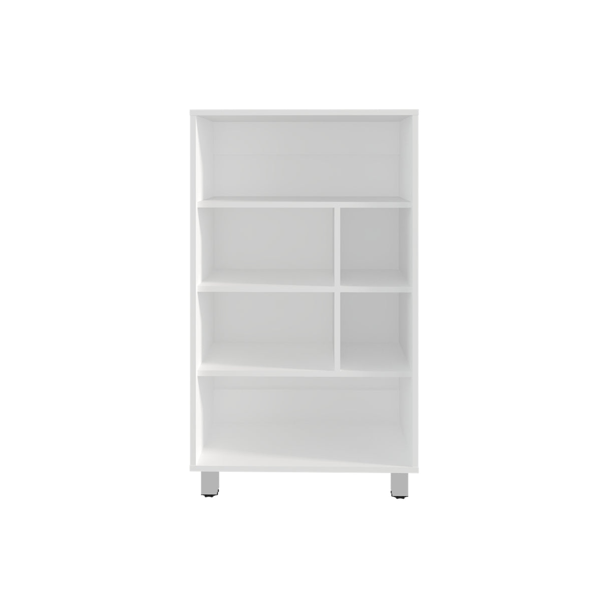 Biblioteca Bellagio Blanco 60x101cm Rectangular Con Seis Compartimientos - BIBLIOTECAS Y ESTANTERIAS | Bylmo